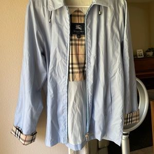 BABY BLUE BURBERRY JACKET